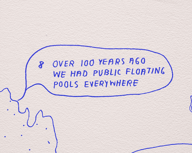+pool, plus pool art exhibit, eco design, family design firm, floating pool, ace hotel, green architecture, green design, Jeffrey Franklin, kickstarter, new york city plus pool, play lab, plus pool, plus pool project