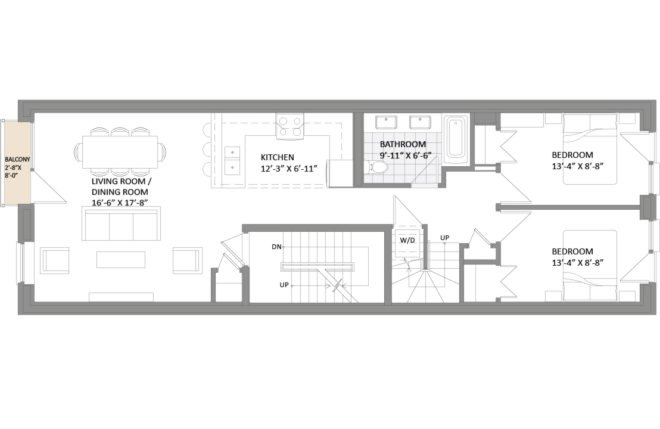 brooklyn Passive House, eco design, green architecture, green building, green design, green home, net zero condo, net zero home, passive house, passive row house, Paul Castrucci Architect, r-951, r-951 residence, r951 residence, row house, solar house, sustainable architecture, sustainable building, sustainable design