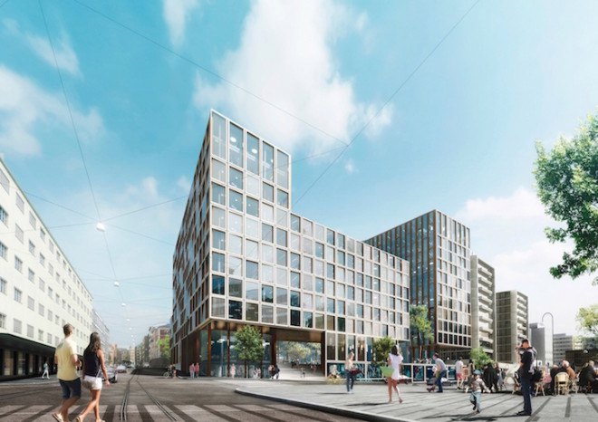 schmidt hammer lassen architects, schmidt hammer lassen, Oslo, Kristian Lars Ahlmark, mixed use, mixed use complex, BREEAM, BREEAM Excellent, courtyard, light-filled, Ruseløkkveien