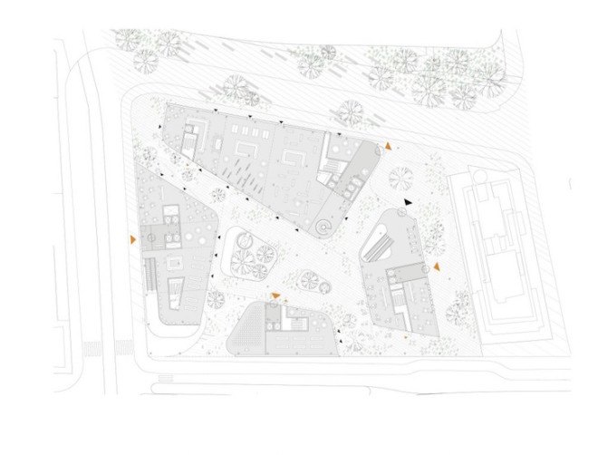 schmidt hammer lassen architects, schmidt hammer lassen, Oslo, Kristian Lars Ahlmark, mixed use, mixed use complex, BREEAM, BREEAM Excellent, courtyard, light-filled, Ruseløkkveien