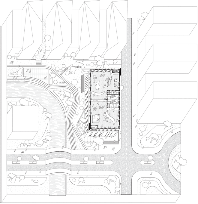 archi-union architects, archi-unions, sonjiang art campus, songjiang, china, chinese, architecture, architects, twisted roof, twisted, art, artist, studio