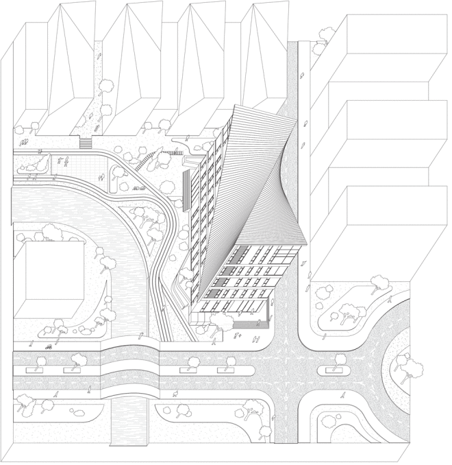 archi-union architects, archi-unions, sonjiang art campus, songjiang, china, chinese, architecture, architects, twisted roof, twisted, art, artist, studio