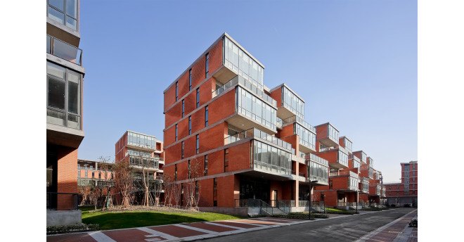 archi-union architects, archi-unions, sonjiang art campus, songjiang, china, chinese, architecture, architects, twisted roof, twisted, art, artist, studio