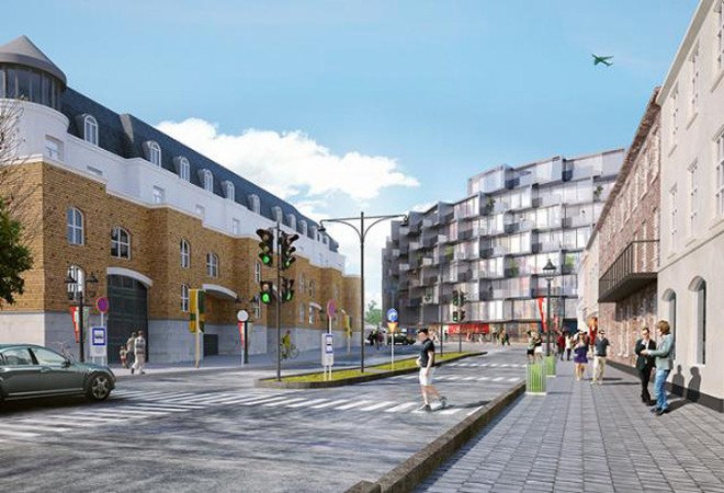 Architects of Invention, London, honeycomb, residential tower, vertical housing, glas facade, terraces, London architects, modular housing, green architecture
