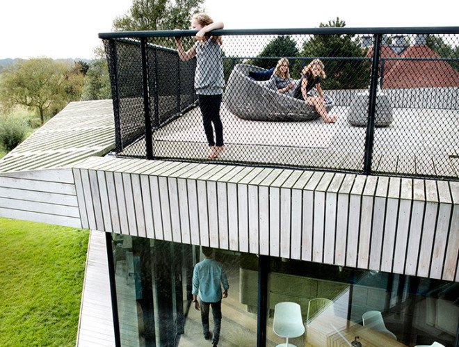 UNStudio, W.I.N.D. House, wind house, unstudio, UNStudio WIND House, W.I.N.D. House Upper Deck, Upper Patio