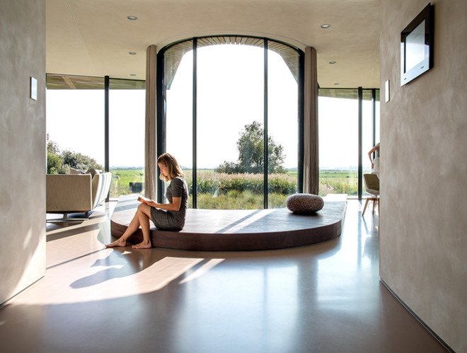 UNStudio, W.I.N.D. House, wind house, unstudio, UNStudio WIND House, daylighting, daylit, daylighting windows