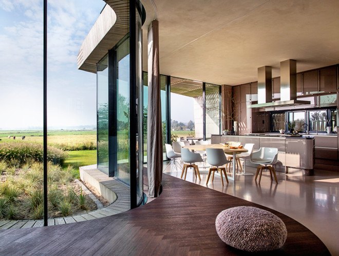 UNStudio, W.I.N.D. House, wind house, unstudio, UNStudio WIND House, W.I.N.D. House Dining Area, Dining Room
