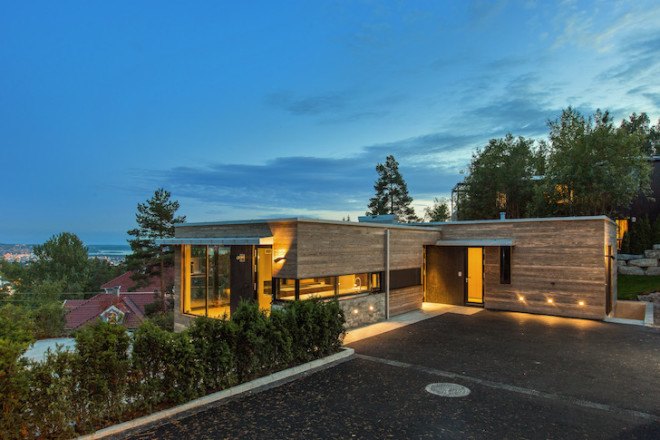 Villa Melkeveien, LOGG Arkitekter, Kebony, Kebony wood, environmentally friendly design, sustainably sourced wood, Kebony cladding, horizontal wood cladding, Norwegian architecture, Norway, Oslo,