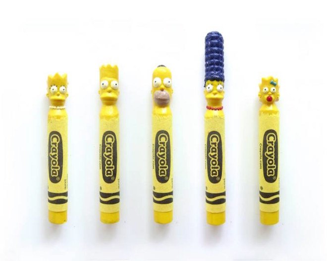 Hoang Tran, Wax Nostalgic, crayon art, crayola, crayola crayon, crayons, pop culture, wax, wax sculpture, wax art,