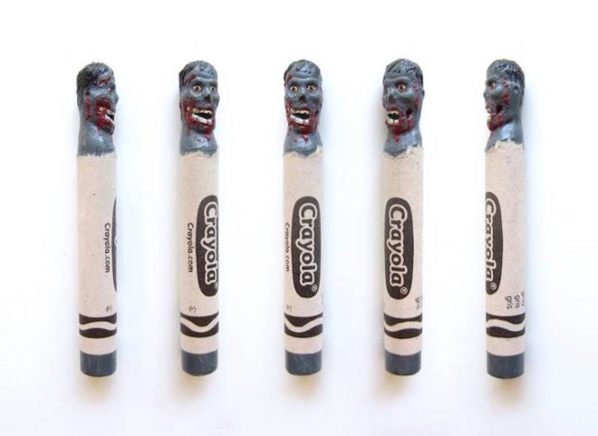 Hoang Tran, Wax Nostalgic, crayon art, crayola, crayola crayon, crayons, pop culture, wax, wax sculpture, wax art,