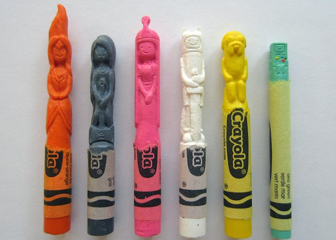 Hoang Tran, Wax Nostalgic, crayon art, crayola, crayola crayon, crayons, pop culture, wax, wax sculpture, wax art,