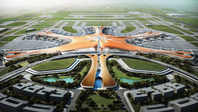 zaha hadid, zaha, zha, adpi, bejing, airport, worlds largest airport, sustainable design, Daxing District, ADP Ingeniérie