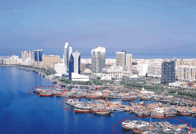 dubai, dubai creek, aladdin city, emirates, middle east, tourism, towers