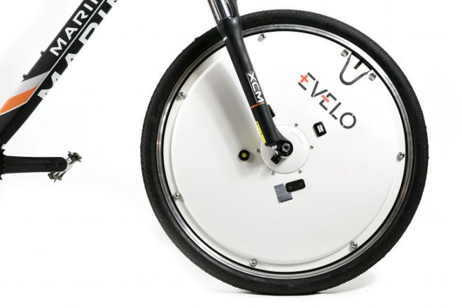 evelo, electric bike, omni, omni wheel, electric bike conversion, ebike, e-bike, green transportation, cycling, e-cycle