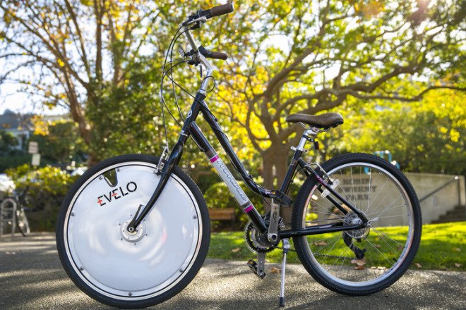 evelo, electric bike, omni, omni wheel, electric bike conversion, ebike, e-bike, green transportation, cycling, e-cycle