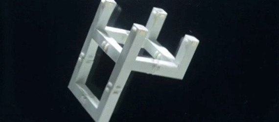 MIT, MIT self-assembly lab, self-assembling chair, autonomous furniture, chair that assembles itself, underwater self-assembling chair, MIT experiments, MIT engineering projects