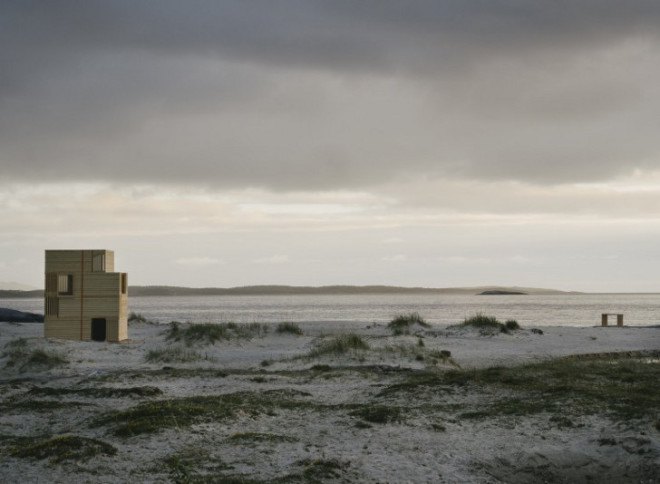 salt, shelter, arctic, norway, festival, tiny house, camping, modular building