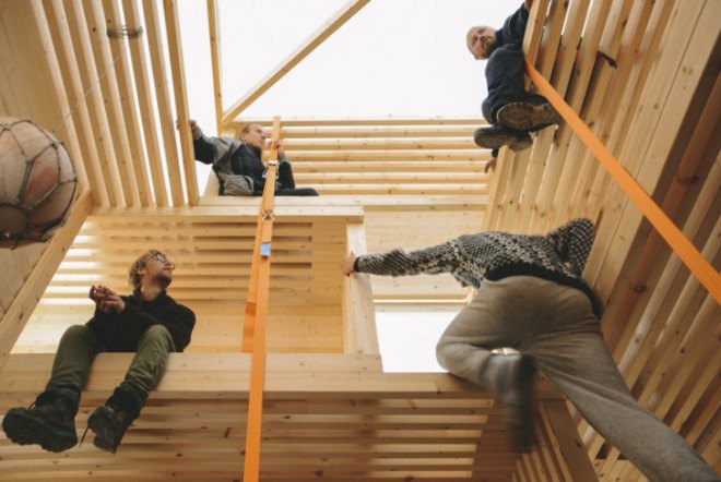salt, shelter, arctic, norway, festival, tiny house, camping, modular building