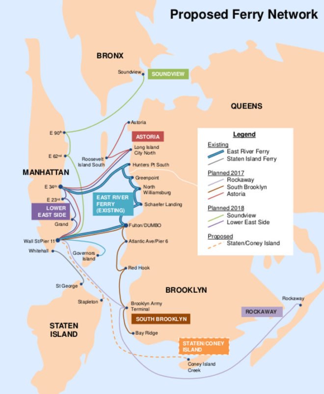 Mayor Bill de Blasio, mayor, State of the City address, 2015, expanded ferry service, east river ferry, public transportation new york city