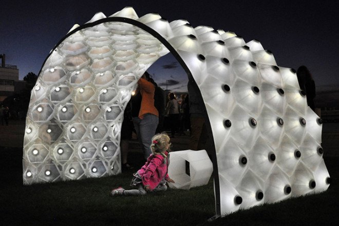 3D printing, 3D printed architecture, 3D printed structures, Erik J. Durwood, Michiel van der Kley, Egg Pavilion, DesignLabWorkshop, LED Glowing Pavilion, Andrey Rudenko, DIY, 3D printing machines, SmithAllen, WinSun
