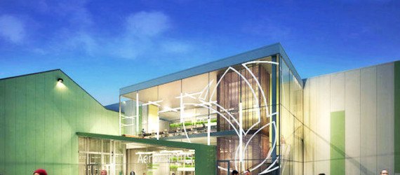 world’s largest indoor vertical farm, indoor vertical farm, vertical farm, Newark, New Jersey, converted steel factory, aeroponics, AeroFarms, RBH Group, urban farm, urban farming, sustainable farming, micro fleece cloth, LEDs, zero pesticides,