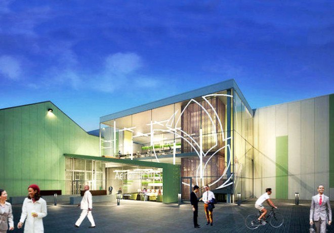 world’s largest indoor vertical farm, indoor vertical farm, vertical farm, Newark, New Jersey, converted steel factory, aeroponics, AeroFarms, RBH Group, urban farm, urban farming, sustainable farming, micro fleece cloth, LEDs, zero pesticides,