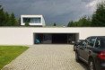 Auto family house, KWK Promes, Poland, drive thru art gallery, automobiles, car, eco-friendly car, green roof, modern home, art gallery, cantilever