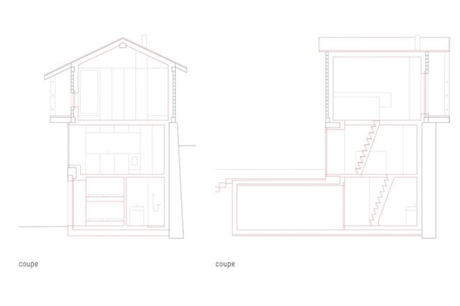 Swiss Alps, Boisset House, Savioz Fabrizzi Architectes, barn and stable, solar gain, renovation, Boisset House by Savioz Fabrizzi Architectes, Boisset Hous transformation, insulated glass, larch, larch-clad cabin, holiday home,