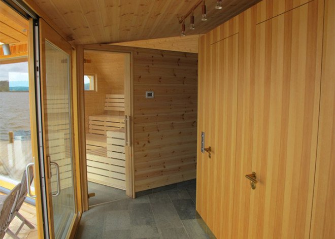 Saltsjobaden Sweden, Saltsjobaden architecture, Faltak, Faltak technique, 1912 Olympic Stadium, Murman Arkitekter, Murman Architects Sweden, timber clad, timber clad sauna, seaside architecture, unobtrusive architecture, Brenner Sauna sweden, Swedish architecture, Brenner Sauna,