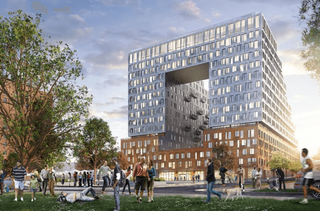 nyc affordable housing, Domino Sugar Redevelopment Plans Gentrification in Williamsburg, domino sugar, domino sugar factory, two trees, Where is the New Domino Sugar Building, Williamsburg, williamsburg waterfront