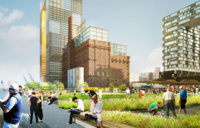 nyc affordable housing, Domino Sugar Redevelopment Plans Gentrification in Williamsburg, domino sugar, domino sugar factory, two trees, Where is the New Domino Sugar Building, Williamsburg, williamsburg waterfront