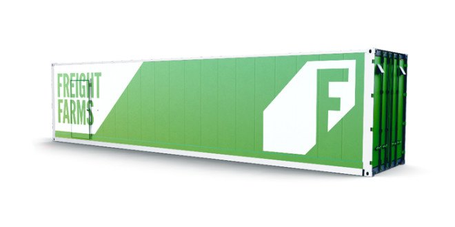 Freight Farms, hydroponics, hydroponic farm, urban farming, shipping containers, energy-efficient farming, retrofitted shipping containers, farming app, green technology