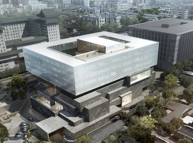 Ole Scheeren, Guardian Art Center, Guardian Art Center Beijing, Beijing, China, Buro Ole Scheeren, mixed use, mixed use development, hutong, Chen Dongsheng glass bricks, column-free space, multifunctional hall