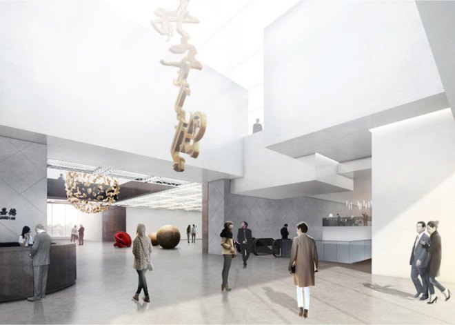 Ole Scheeren, Guardian Art Center, Guardian Art Center Beijing, Beijing, China, Buro Ole Scheeren, mixed use, mixed use development, hutong, Chen Dongsheng glass bricks, column-free space, multifunctional hall