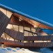 Patkau Architects, Whistler, Hadaway House, Whistler valley, ipe wood, geometric home, wedge-shaped home, British Columbia, ski chalet, contemporary home, thermal mass, steep site