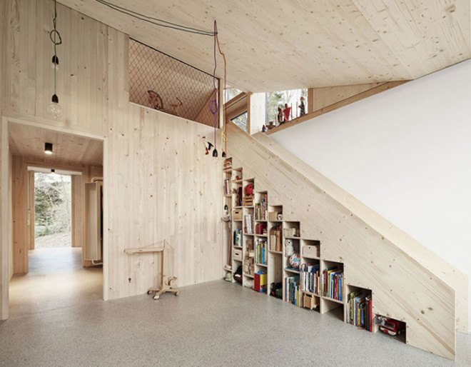 Jochen Specht, Austria, minimalist home, timber architecture, timber frame, floor heating, geothermal energy, green facade, mountain home, green renovation, renovated house