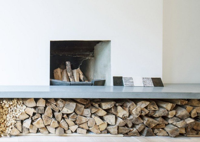 Haptic Architects, Victorian house, London, London architects, green renovation, green extension, untreated timber, timber facade, wooden facade, wooden cladding, skylights, wooden stairs, concrete fireplace