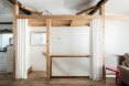 Kazuteru Matumura, Japan, green renovation, interior design, townhouse renovation, Japanese architects, curtains, flexible spaces, flexible walls, storage spaces, bicycle storage