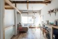 Kazuteru Matumura, Japan, green renovation, interior design, townhouse renovation, Japanese architects, curtains, flexible spaces, flexible walls, storage spaces, bicycle storage