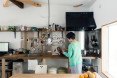 Kazuteru Matumura, Japan, green renovation, interior design, townhouse renovation, Japanese architects, curtains, flexible spaces, flexible walls, storage spaces, bicycle storage