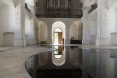 We Find Wildness, Bellelay, Romain Crelier, oil spill, motor oil, oil art, baroque architecture, art installation, art, waste oil, recycled oil,