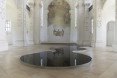 We Find Wildness, Bellelay, Romain Crelier, oil spill, motor oil, oil art, baroque architecture, art installation, art, waste oil, recycled oil,