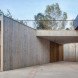 green roof, concrete, outbuilding, La Vall d'en Bas farm, Arnau Vergés, farm, Catalonia, black metal bridge, farmhouse,