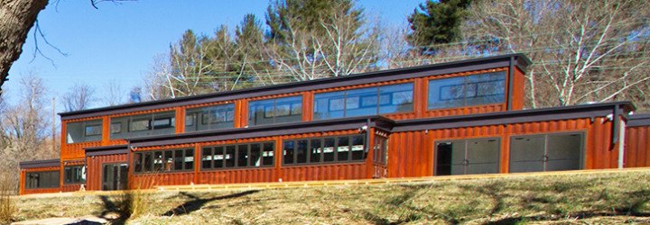 shipping container, shipping container restaurant, adaptive reuse, nation’s largest shipping container restaurant, Asheville, North Carolina, Smoky Park Supper Club, Matt Logan, SG Blocks, Mark Rosenstein, Kristie Quinn, Douglas Heckler, French Broad River, brownfield,