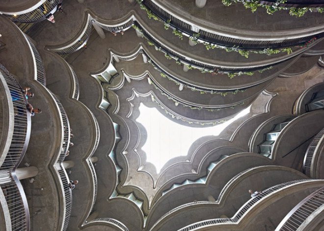 Heatherwick Studio, Thomas Heatherwick, towers, concrete, university, Singapore, educational architecture, natural ventilation, classroom design, atrium building, concrete panels