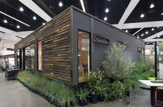 LivingHomes, prefab housing, modular house, cradle-to-cradle, C6 house, prefab, Joshua Tree, California, zero energy house, solar panels, LEED platinu, Make it Right