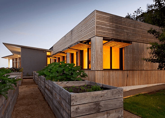 Mihaly Slocombe, Australian home, home addition, kids pod, australian architecture, glazed corridor, green design, eco design, sustainable design, green architecture