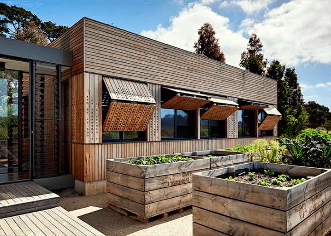 Mihaly Slocombe, Australian home, home addition, kids pod, australian architecture, glazed corridor, green design, eco design, sustainable design, green architecture