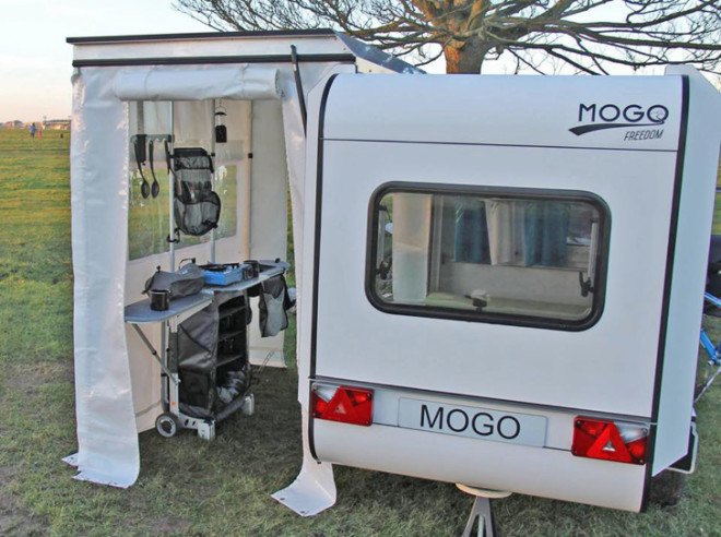 green design, eco design, sustainable design , Mogo Freedom, Mini trailer, mini camper, tiny trailer, Matjaz Korosec, tiny living, lightweight campers