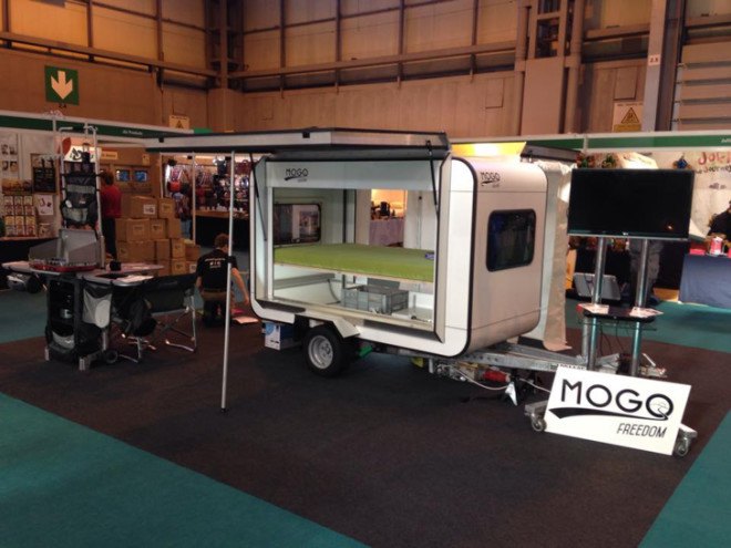 green design, eco design, sustainable design , Mogo Freedom, Mini trailer, mini camper, tiny trailer, Matjaz Korosec, tiny living, lightweight campers